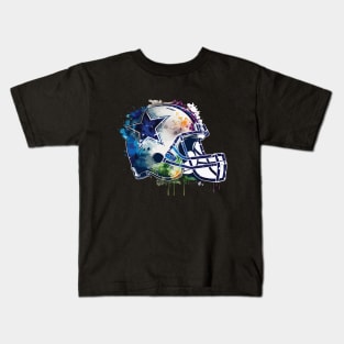 Dallas Cowboys Helmet Artwork Kids T-Shirt